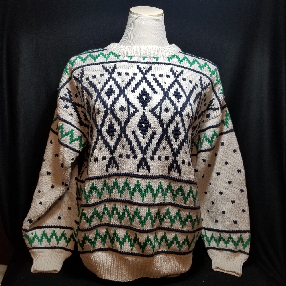 Vintage 80s Kensington 100% sweater size L - Picture 1 of 4